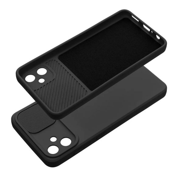 Slide Case Samsung Galaxy A05 szilikon hátlap, tok, fekete