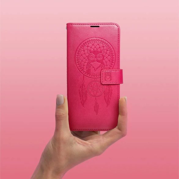 Mezzo Dreamcatcher Samsung Galaxy A35 oldalra nyíló tok, rózsaszín