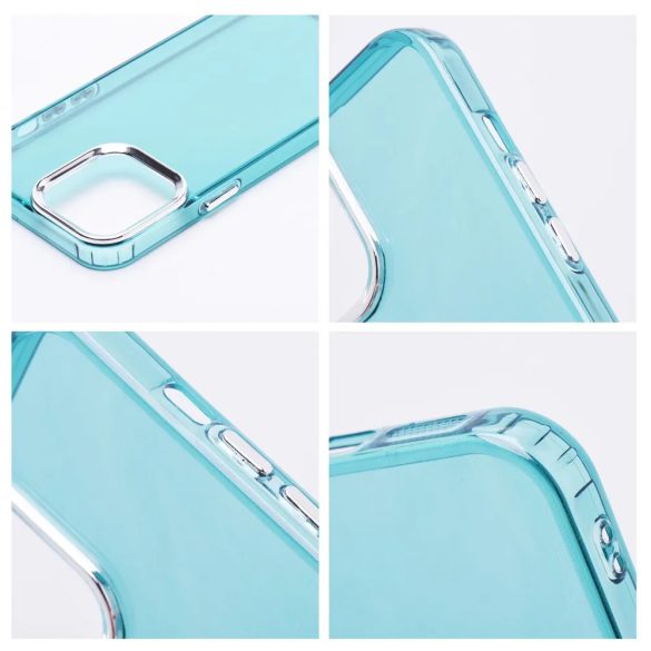 Pearl Case Samsung Galaxy A35 hátlap, tok, átlátszó-zöld