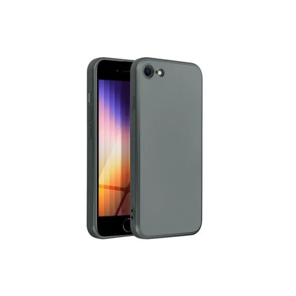Metallic Case iPhone 14 Pro hátlap, tok, szürke