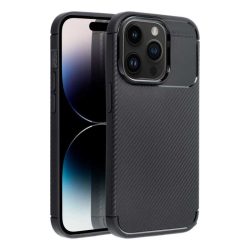 Carbon Premium Case For Iphone Xr hátlap, tok, fekete