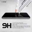 X-ONE Samsung Galaxy Note 20 Ultra 3D teljes kijelzős edzett üvegfólia (tempered glass) 9H keménységű, fekete