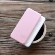 PURIDEA S2 Power Bank hordozható külső akkumulátor, 10000mAh, rózsaszín