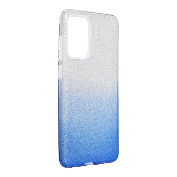 Glitter 3in1 Case Samsung Galaxy A72 4G/5G hátlap, tok, ezüst-kék