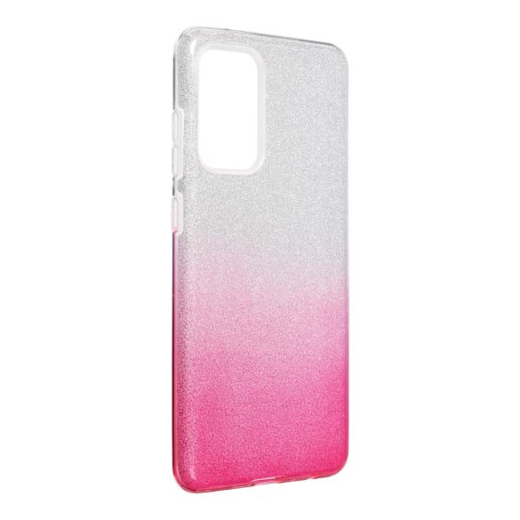 Glitter 3in1 Case Samsung Galaxy A72 4G/5G hátlap, tok, ezüst-rózsaszín