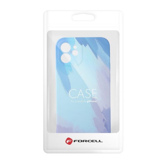 Forcell Pop Case 2 Samsung Galaxy A72 4G/5G hátlap, tok, márvány mintás hátlap, tok, kék
