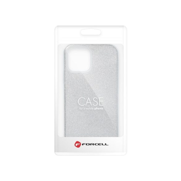 Glitter 3in1 Case Samsung Galaxy A22 5G hátlap, tok, ezüst