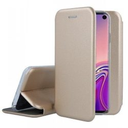 Smart Diva iPhone 7/8/SE (2020) oldalra nyíló tok, arany