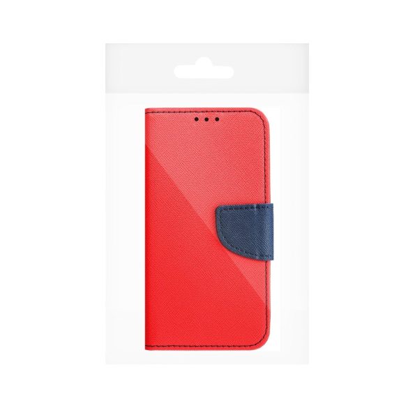 Smart Fancy Samsung Galaxy A72 4G/5G oldalra nyíló tok, piros-kék