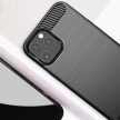 Carbon Case Iphone 11 Pro hátlap, tok, fekete