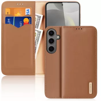  Dux Ducis Hivo tok patenttal és RFID blokkolóval Samsung Galaxy S24 Plus, barna