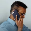 Dux Ducis Skin X2 oldalra nyíló tok iPhone 14 Plus tok patenttal, kék