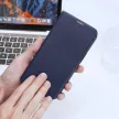 Dux Ducis Skin X2 oldalra nyíló tok iPhone 14 Plus tok patenttal, kék
