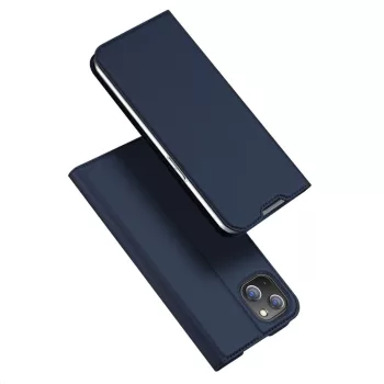   Dux Ducis Skin Pro oldalra nyíló tok to iPhone 14 Plus, kék