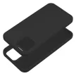SILICONE tok iPhone 12 Pro Max, fekete