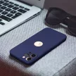 Soft Case TPU hátlap, tok iPhone 12 Pro Max, sötétkék