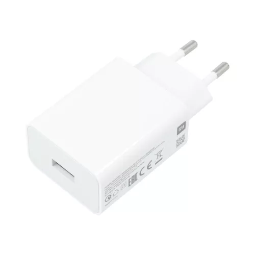 XIAOMI eredeti töltő USB QC3.0 3A 22,5W MDY-11-EP, fehér