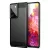 Carbon Case Samsung Galaxy S21 Ultra hátlap, tok, fekete