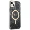 Guess Szett GUBPP14SHMEACSK Tok + Magsafe töltő iPhone 14 6.1" hátlap, Marble, fekete