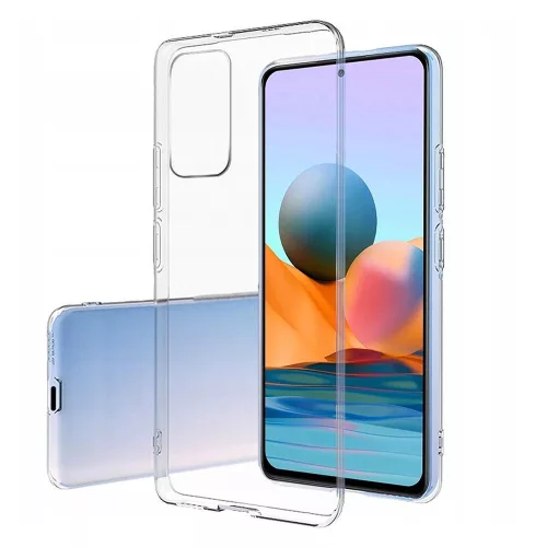 Super Slim 0,5 mm szilikon hátlap, tok Xiaomi Redmi Note 10 5G/Poco M3 Pro/Poco M3 Pro 5G
, átlátszó