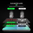 Bestsuit Flex-Buffer Hybrid Glass 5D üveg antibakteriális Biomaster bevonattal Apple iPhone 13 mini, fekete
