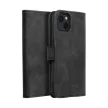 TENDER Book Case oldalra nyíló tok iPhone 13, fekete