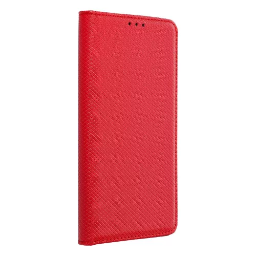 Smart Magnet oldalra nyíló tok iPhone 14, piros