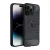 Carbon Case Iphone 14 Plus hátlap, tok, fekete