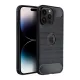 Carbon Case Iphone 14 Plus hátlap, tok, fekete