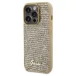 Guess Disco Metal Script iPhone 14 Pro Max 6.7" Pro hátlap, tok, arany