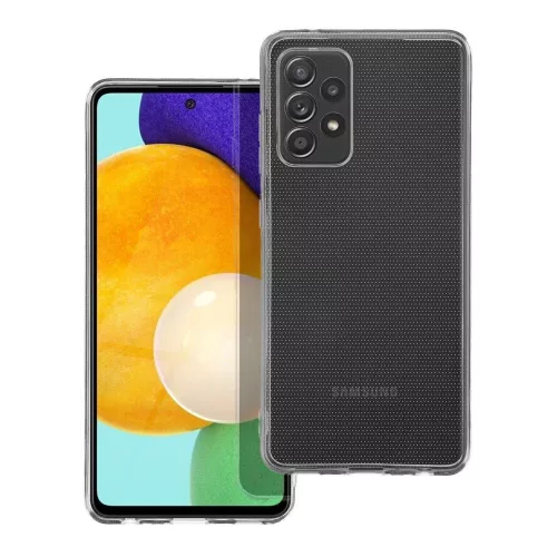 Samsung A52/A52S 2mm szilikon hátlap, tok kameravédelemmel, átlátszó