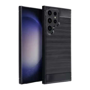 Carbon Case Samsung A54 5G hátlap, tok, fekete