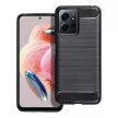 Carbon Case Xiaomi Redmi Note 12 5G hátlap, tok, fekete