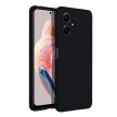 SILICONE case tok XIAOMI Redmi Note 12 5G, fekete