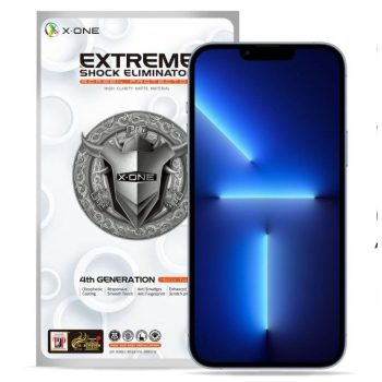   X-ONE Extreme Shock Eliminator 4th gen. matt kijelzővédő edzett üvegfólia iPhone 13 Pro Max/14 Plus