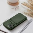 Card Case tok iPhone 15 Pro Max, zöld