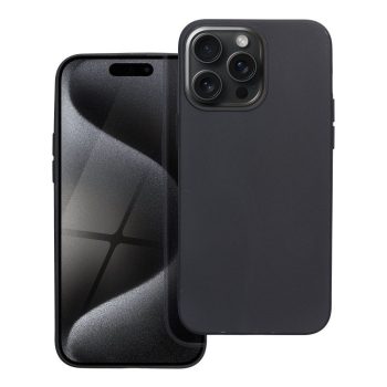 Matt TPU tok iPhone 15 Pro Max, fekete