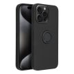 SILICONE RING tok iPhone 15 Pro Max, fekete