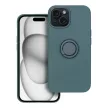 SILICONE RING tok iPhone 15, zöld