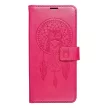 MEZZO Book case, oldalra nyíló tok iPhone 15 álomcsapdás, rózsaszín