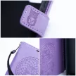 MEZZO Book case, oldalra nyíló tok iPhone 15 álomcsapdás, lila