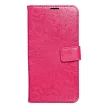 MEZZO Book case, oldalra nyíló tok iPhone 15 mandala, rózsaszín