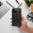 Smart Magnetic Iphone 15 oldalra nyíló tok, fekete