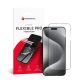 Forcell hajlékony nano üveg 5D iPhone 15 Pro Max, fekete