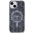 Guess IML GCube MagSafe hátlap, tok iPhone 15 Plus/14 Plus, fekete