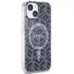 Guess IML GCube MagSafe hátlap, tok iPhone 15 Plus/14 Plus, fekete