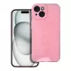 Blink Clear Case IPHONE 15 2mm csillámos szilikon hátlap, tok, rózsaszín
