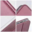 Smart Magnetic Samsung Galaxy S24 Plus oldalra nyíló tok, bordó