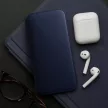 DUAL POCKET Book oldalra nyíló tok Samsung Galaxy S24 Plus, sötétkék