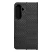 LUNA Book Carbon oldalra nyíló tok Samsung Galaxy S24 Plus, fekete